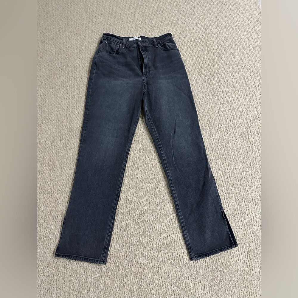 Abercrombie 90s ultra high rise straight leg jeans